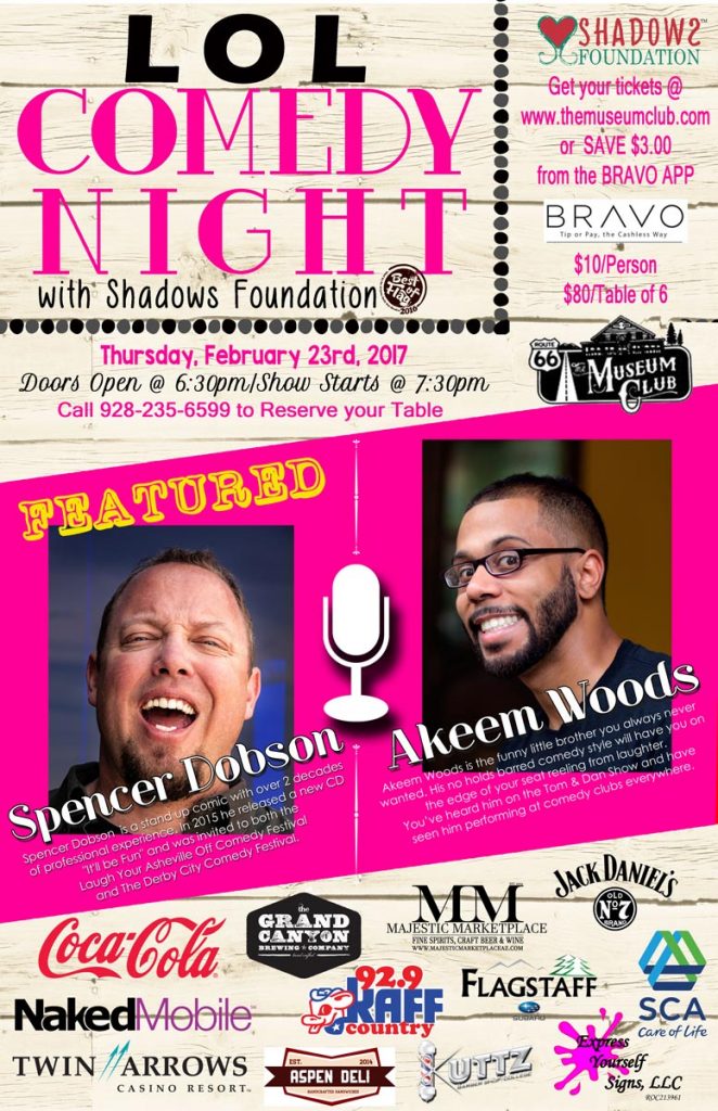 LOL Comedy Night Feb 23rd at the Museum Club