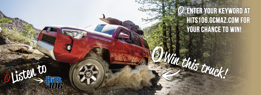 4Runner Giveway with Findlay Toyota Flagstaff and Hits 106 FM