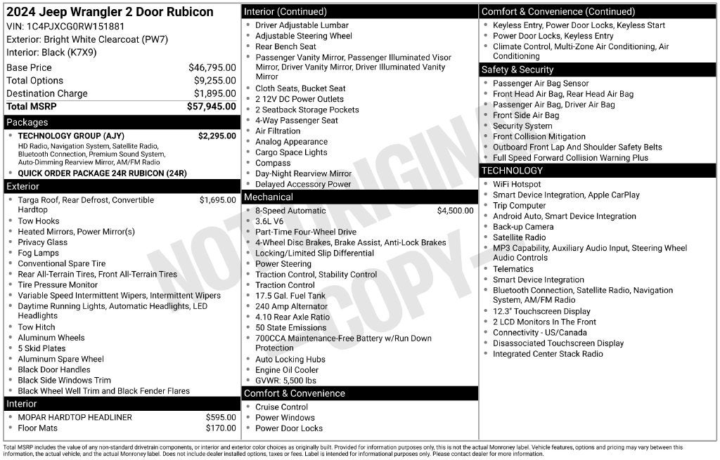 2024 Jeep Wrangler Rubicon