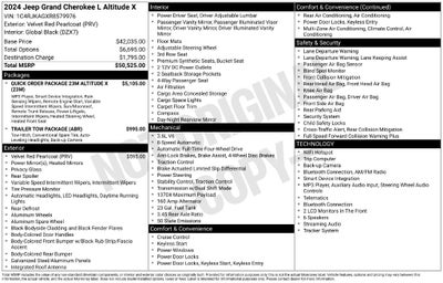 2024 Jeep Grand Cherokee L Altitude X
