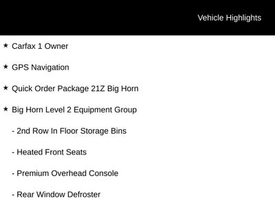 2025 RAM 1500 Big Horn/Lone Star
