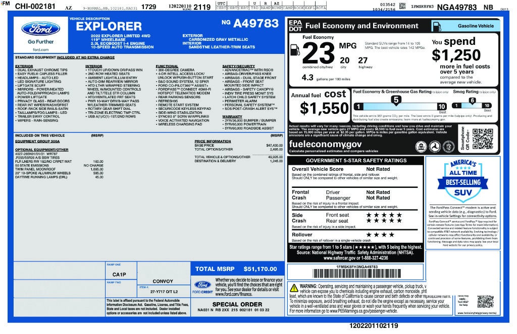 2022 Ford Explorer Limited