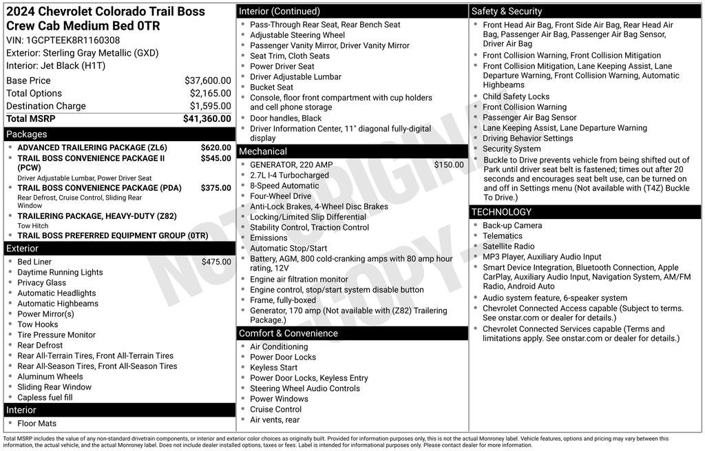2024 Chevrolet Colorado Trail Boss