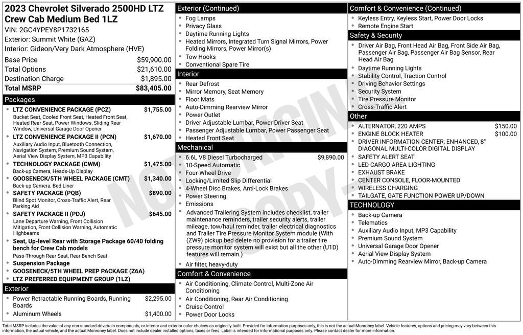 2023 Chevrolet Silverado 2500HD LTZ