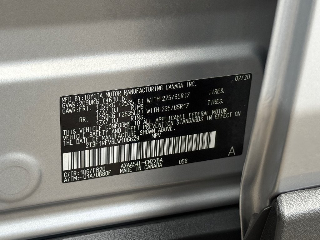 2020 Toyota RAV4 LE