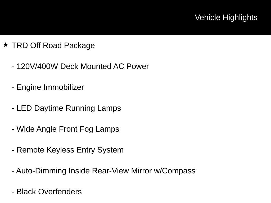 2019 Toyota Tacoma TRD Off-Road V6