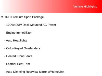 2023 Toyota Tacoma TRD Sport V6