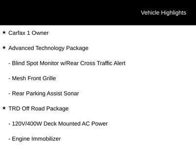 2023 Toyota Tacoma TRD Off-Road V6