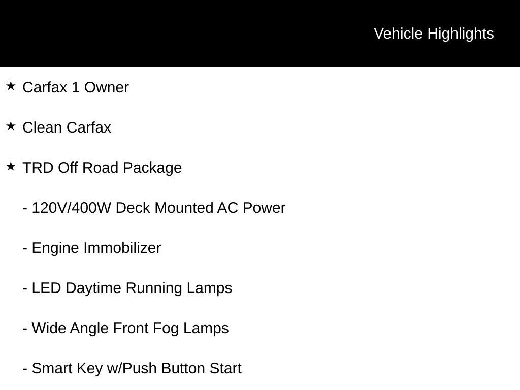 2019 Toyota Tacoma TRD Off-Road V6