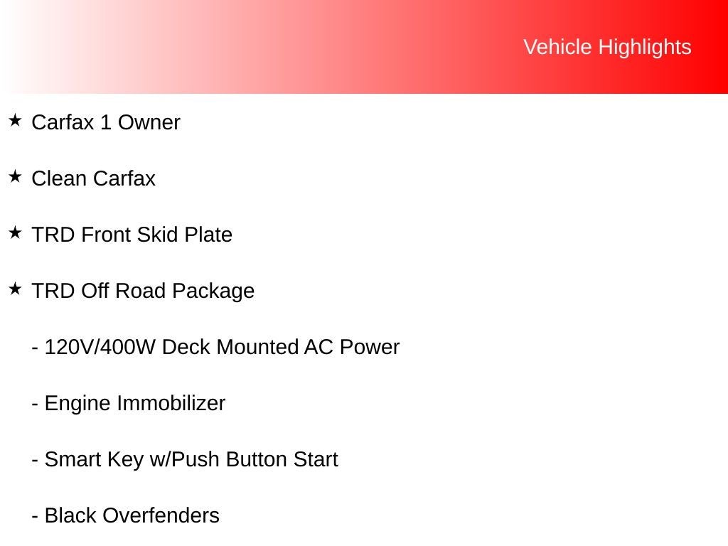 2022 Toyota Tacoma TRD Off-Road V6