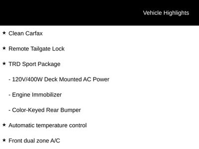 2023 Toyota Tacoma TRD Sport V6