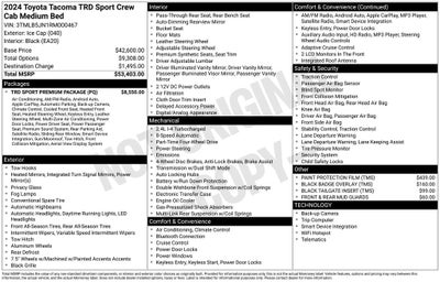 2024 Toyota Tacoma TRD Sport