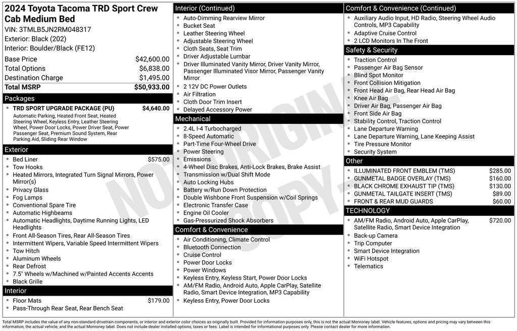 2024 Toyota Tacoma TRD Sport