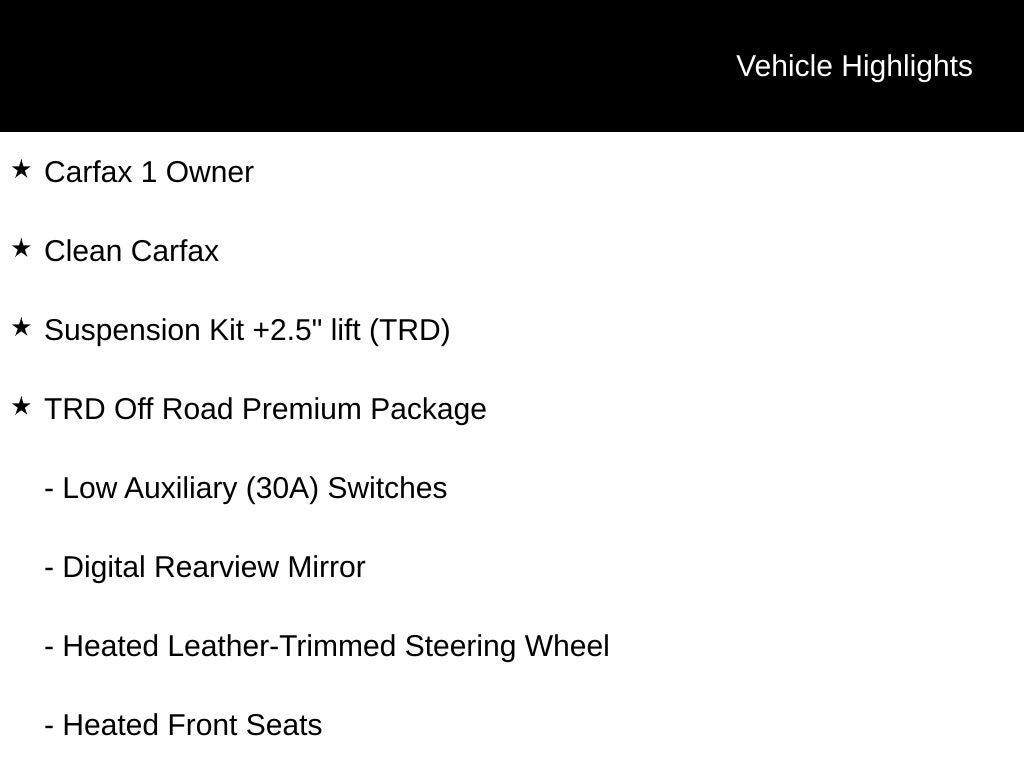 2025 Toyota Tacoma TRD Off-Road
