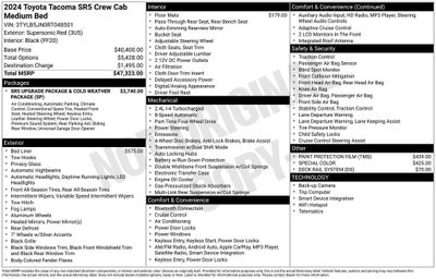 2024 Toyota Tacoma SR5