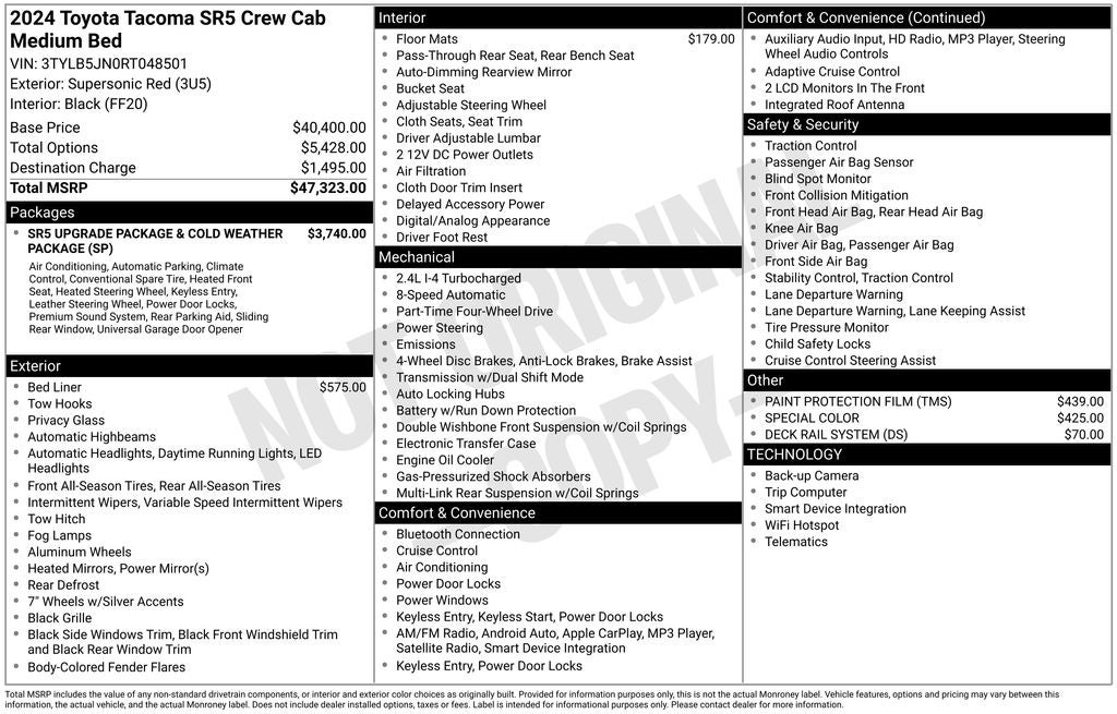 2024 Toyota Tacoma SR5