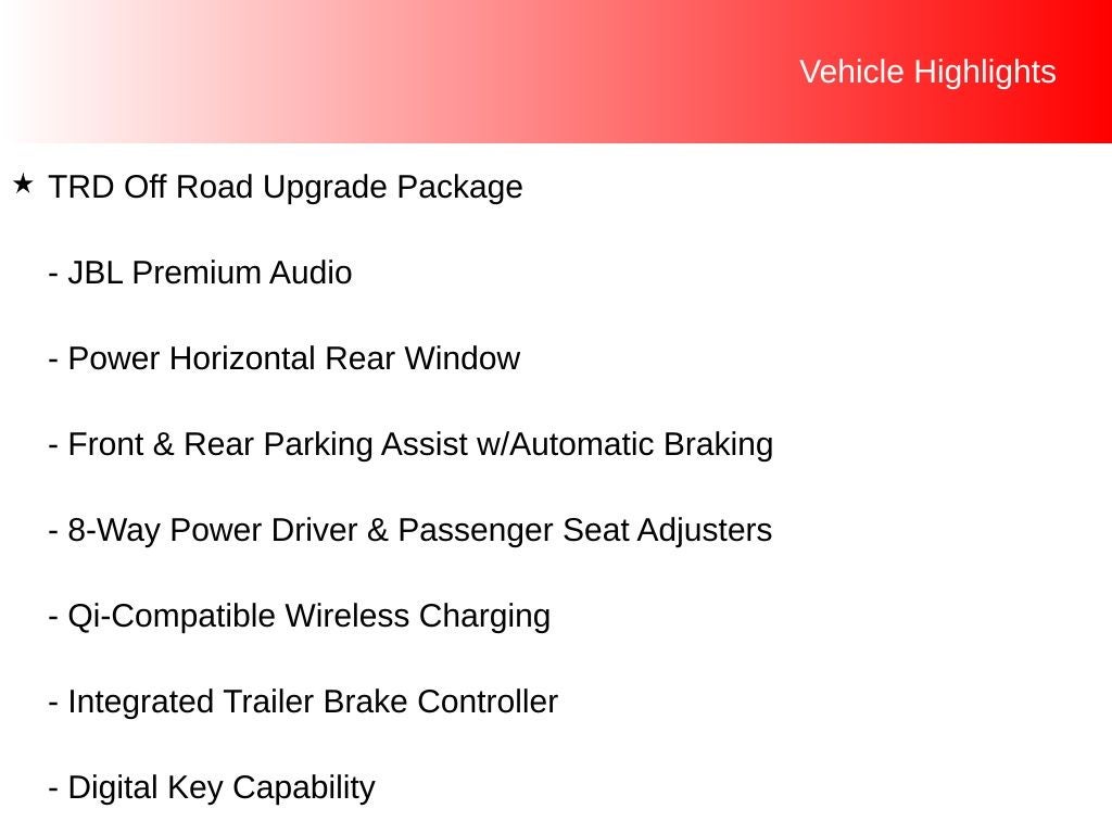 2025 Toyota Tacoma Hybrid TRD Off Road