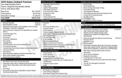 2024 Subaru Outback Premium