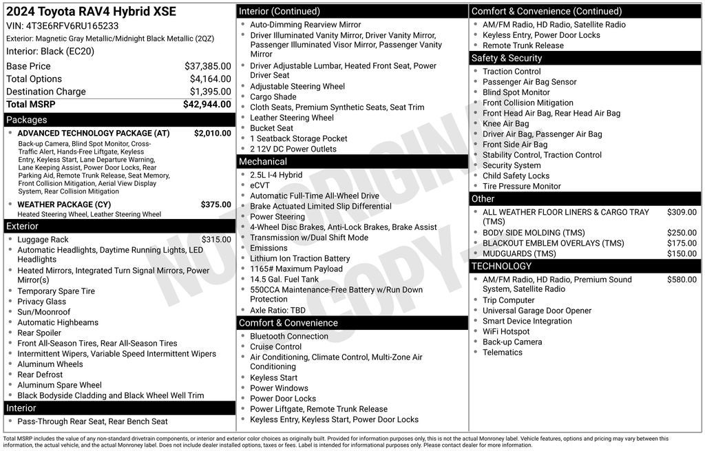 2024 Toyota RAV4 Hybrid XSE