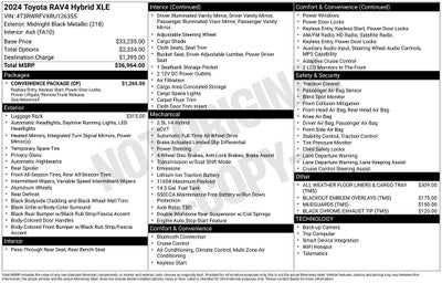 2024 Toyota RAV4 Hybrid XLE