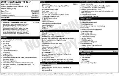 2022 Toyota Sequoia TRD Sport