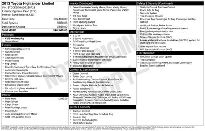 2013 Toyota Highlander Limited