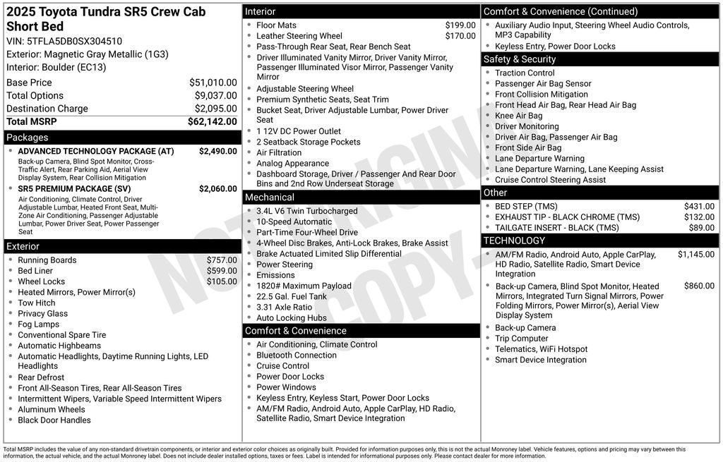 2025 Toyota Tundra SR5 - Photo 22