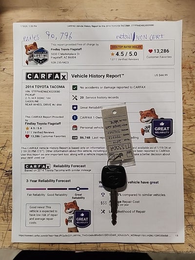 2014 Toyota Tacoma Base