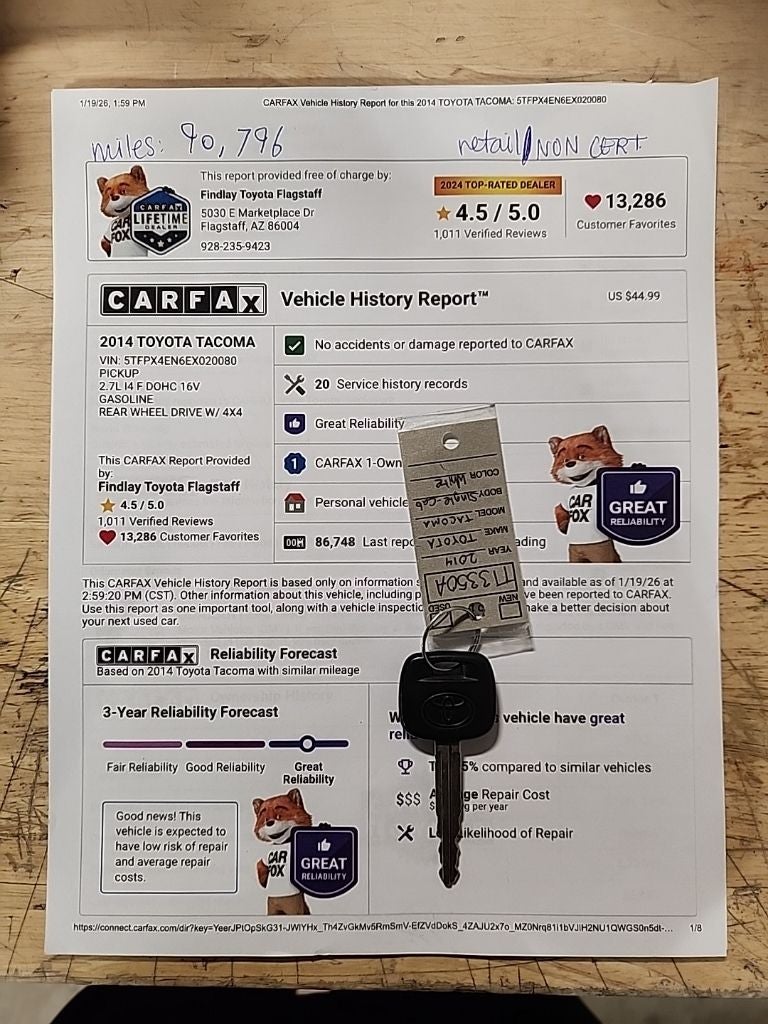 2014 Toyota Tacoma Base