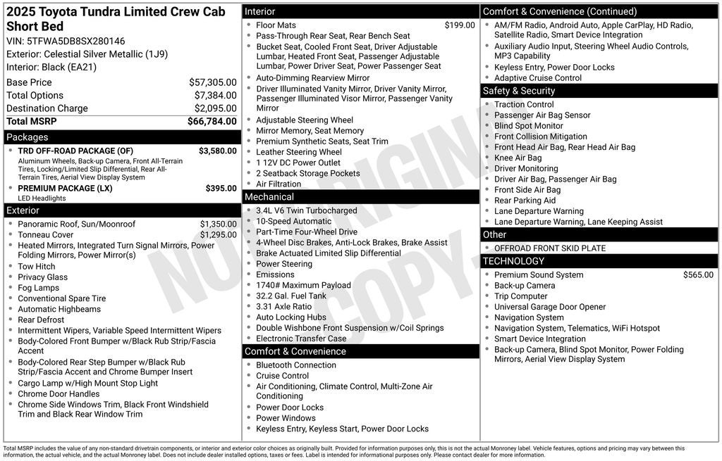 2025 Toyota Tundra Limited