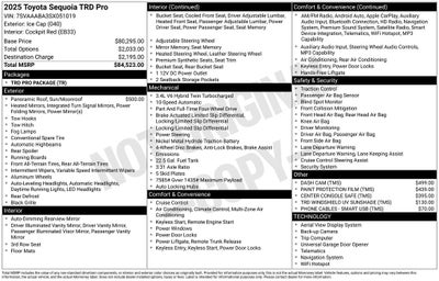 2025 Toyota Sequoia TRD Pro