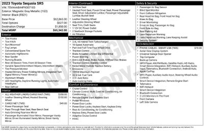2023 Toyota Sequoia SR5