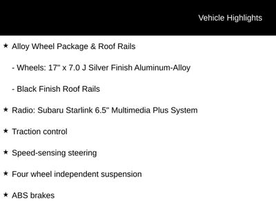 2023 Subaru Forester Base