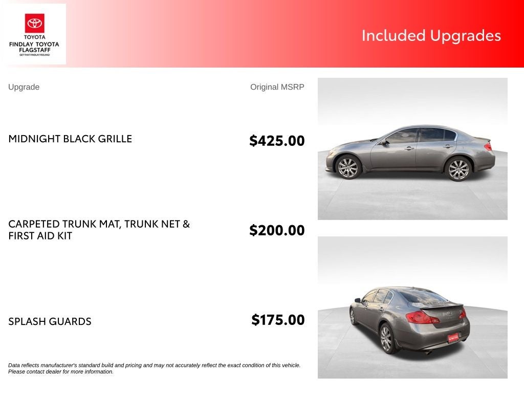 2011 INFINITI G37 X Sport Appearance Edition