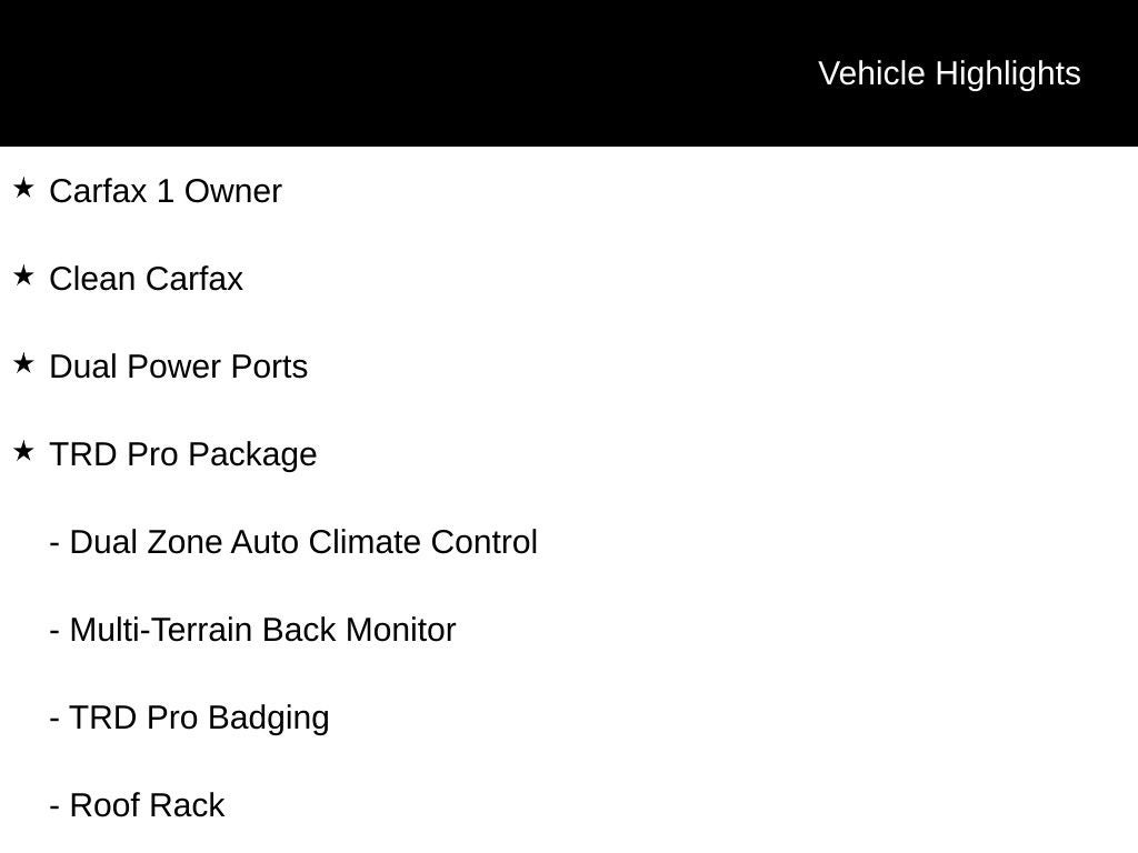 2024 Toyota 4Runner TRD Pro