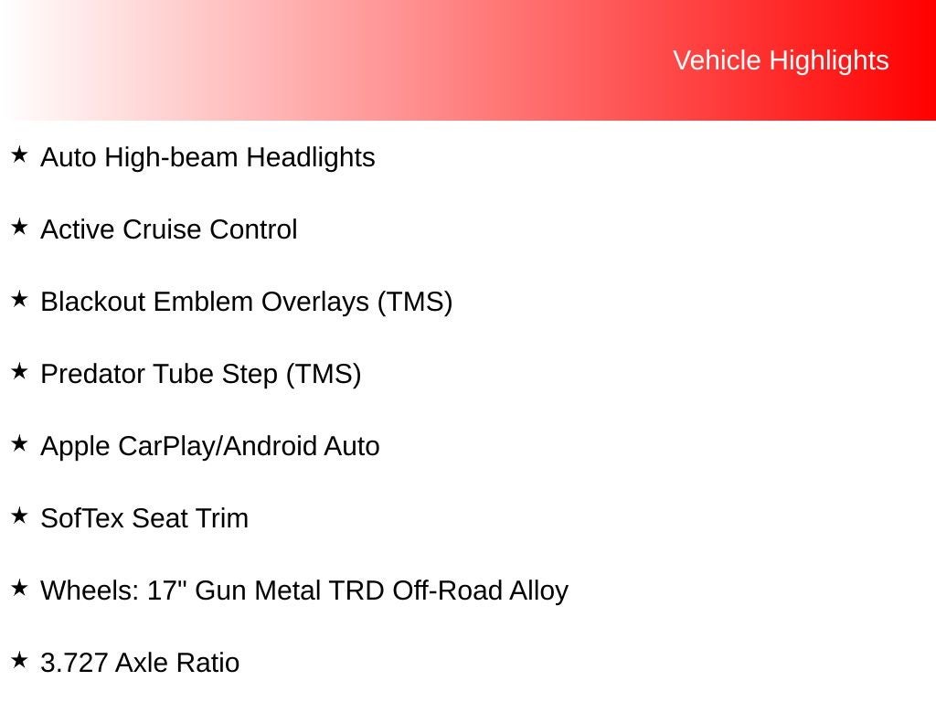 2024 Toyota 4Runner TRD Off-Road Premium