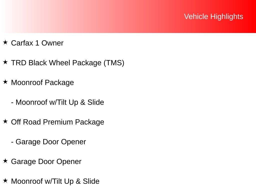 2024 Toyota 4Runner TRD Off-Road Premium