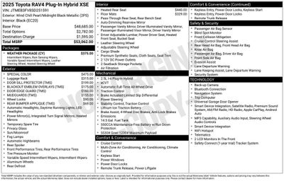 2025 Toyota RAV4 Plug-In Hybrid XSE