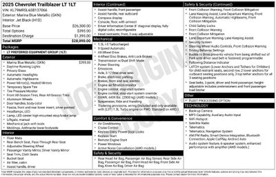 2025 Chevrolet TrailBlazer LT