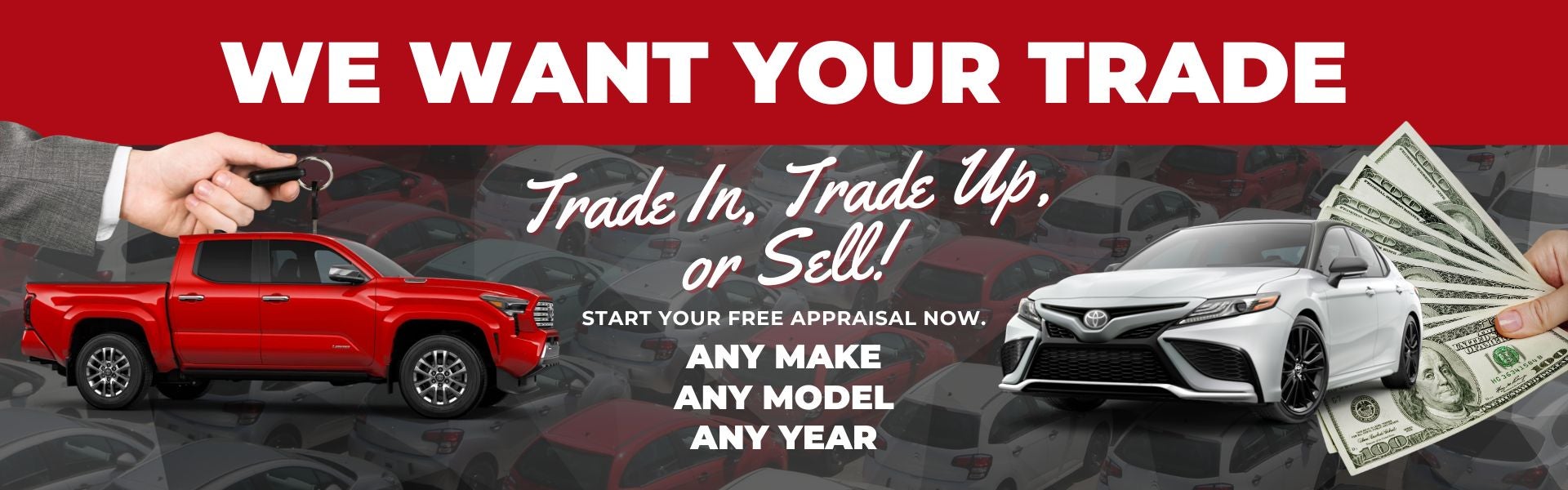 We Want Your Trade