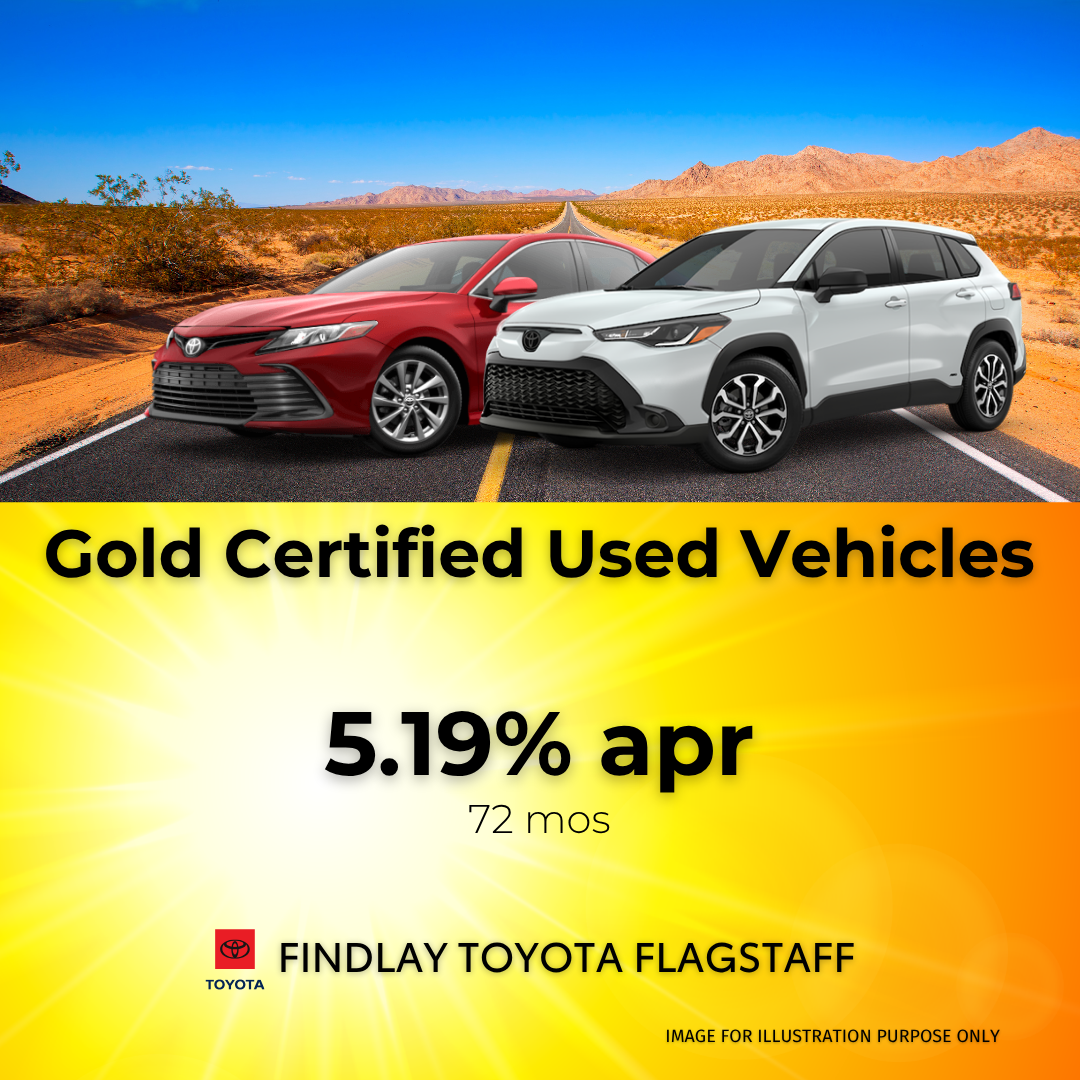5.19% APR Up To 72 Months On Selected TCUV Gold Models