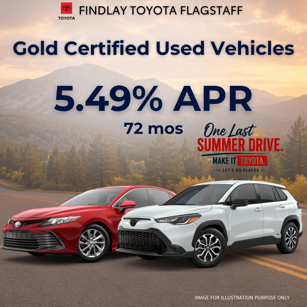 Get 5.49% APR up to 72 months on selected TCUV Gold models